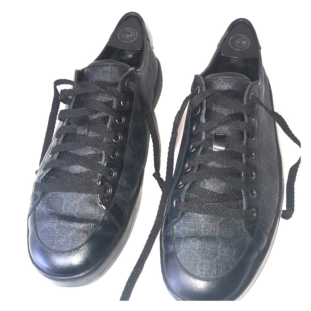 GUCCI Mens Common GG Low Top Sneaker 325370 Sz11 G